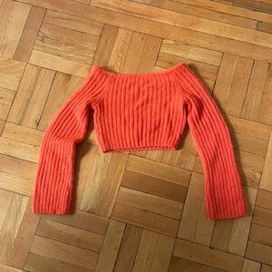 & Other Stories Vibrant Orange Sweater